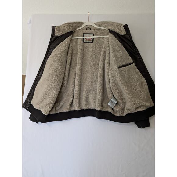 Levi's Black Leather Jacket - Picture 3 of 11